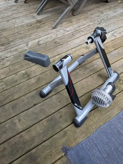 elite fluid indoor bike trainer, View more