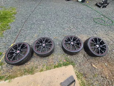 20 inch rims Bolt pattern 5x120 They originally came off of my Civic Type R but I bought new rims so...