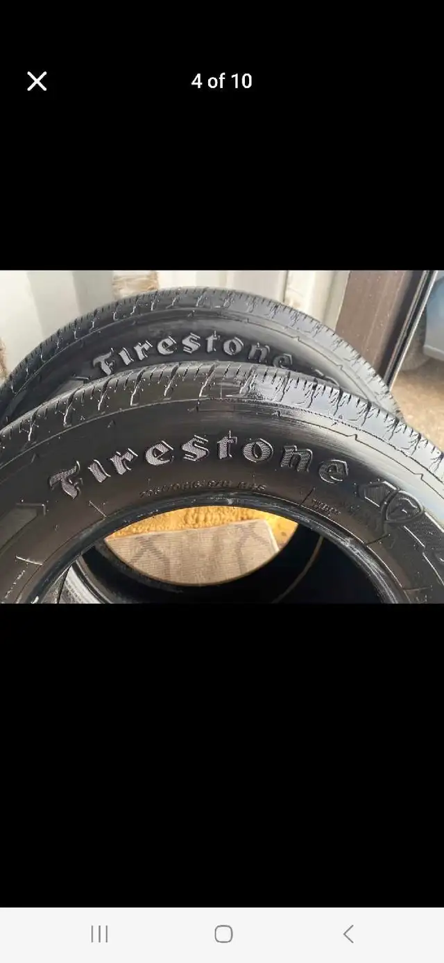 Set of 4 FIRESTONE all season tires(205 70 16)LIKE NEW in Tires & Rims in Oakville / Halton Region - Image 4
