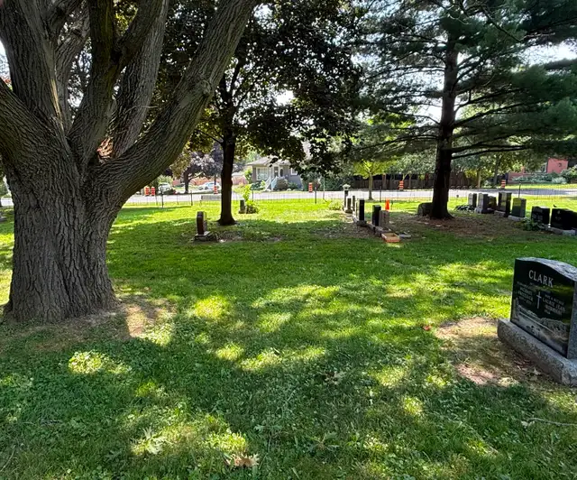 Cemetery Plot - Dundas, Ontario - Grove Cemetery