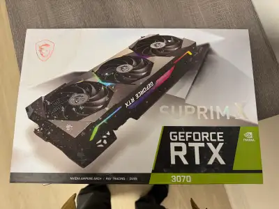 SUPRIM X GEFORCE RTX 3070 OC 8GB GPU, View more