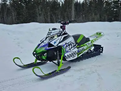 2018 arctic cat mountain cat 800 162 3" , fox evols all around , silber turbo kit running 4-5lbs of...