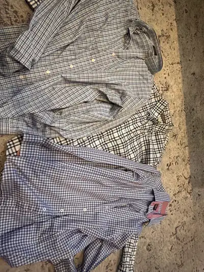 3 plaid dress shirts men’s , View more