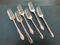 Pastry Forks - Oneida Stainless - Set of 6