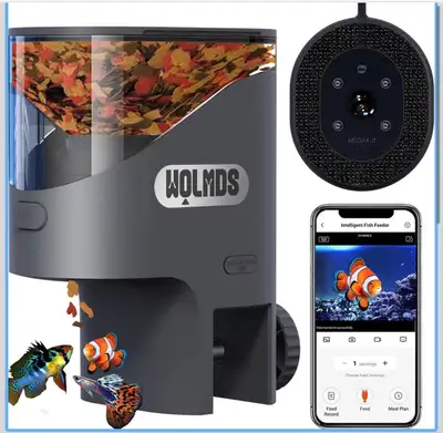 WOLMDS Visual Fish Feeder, View more