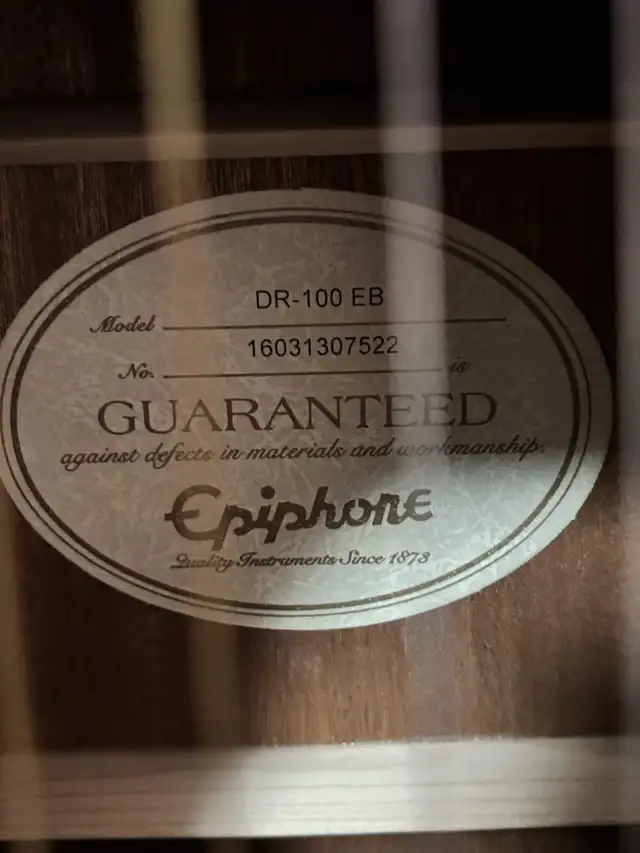 Epiphone Acoustic Guitar558827362950195202