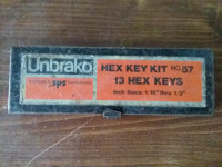 Unbrako Hex Key kit