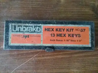 Unbrako Hex Key kit, View more