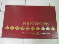 Poleconomy The Game Of Canada Collectible Board Game Circa 1980s