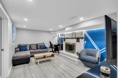 Two-Level Basement Apartment, Furnished With Full Kitchen incl. dishwasher. Parking incl. Utilities...