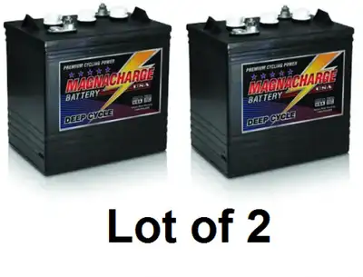 Magnacharge GC-225 6V Deep Cycle Battery Group GC2 | 220 AH (Pai, View more