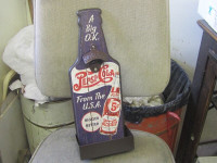 DECORATIVE PEPSI COLA 5c BOTTLE OPENER CAP CATCHER SIGN $40.00