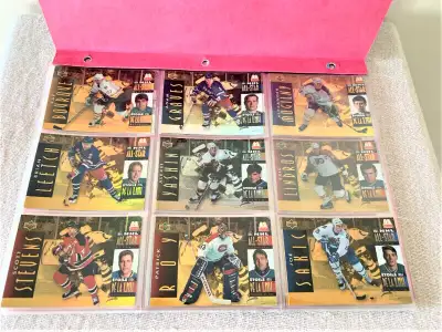 This is a 1994-1995 McDonalds All Star Hockey card set. The card set is in like mint condition. They...