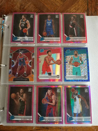 Lot Of 125 NBA Basketball Rookie Cards In Sheets And Binder