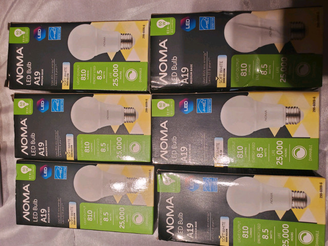Warm/soft light led light bulbs in Indoor Lighting & Fans in Renfrew