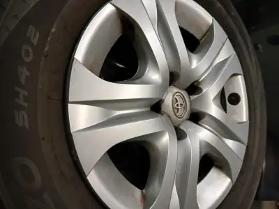 4 Atrezzo all season tires with steel rims.