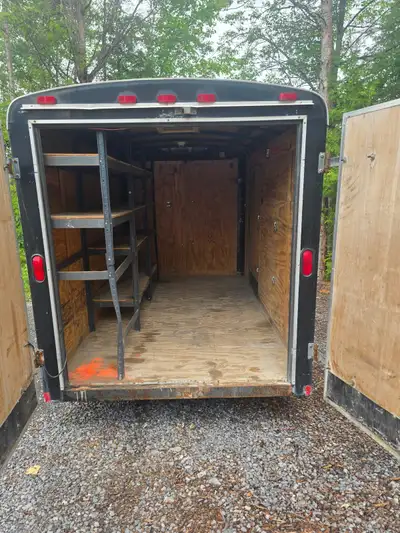 Continental utility trailer for sale Has built in shelving to keep all your tools organized. PLEASE...