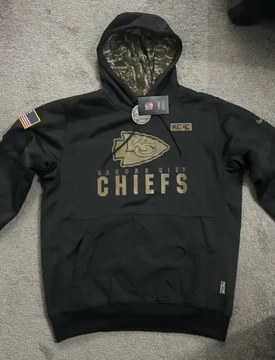 NEW Salute to Service NFL Nike Chiefs Hoodie ( L or XL), View more