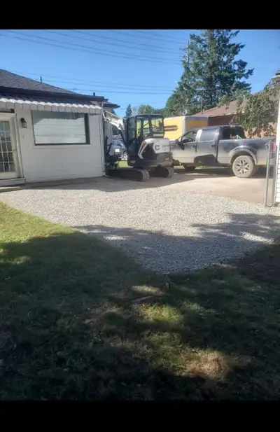 Got a project that needs to be done? Excavator and Skidsteer with operator here able to quote whatev...