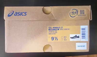 ASICS GEL-NIMBUS 27 Women’s Running Shoes – Size 9.5 Wide, View more