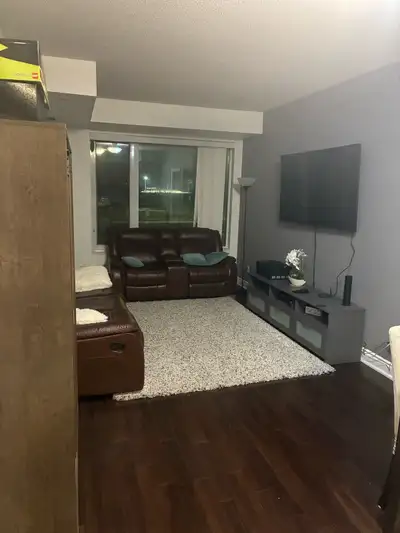 Private bedroom with walk-in closet available in a clean and well-maintained condominium. Private ba...