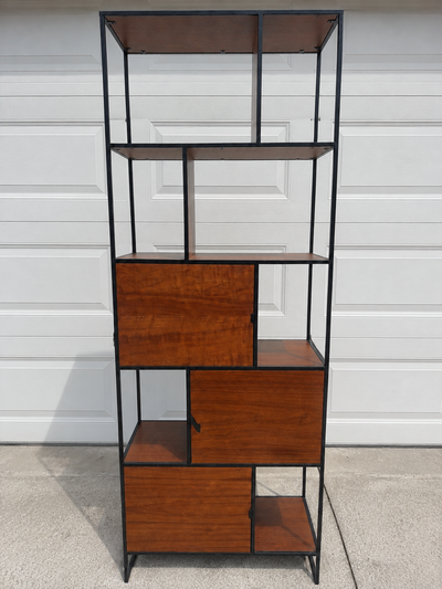 Article Rictu 75” Walnut Bookcase / Display Cabinet, View more