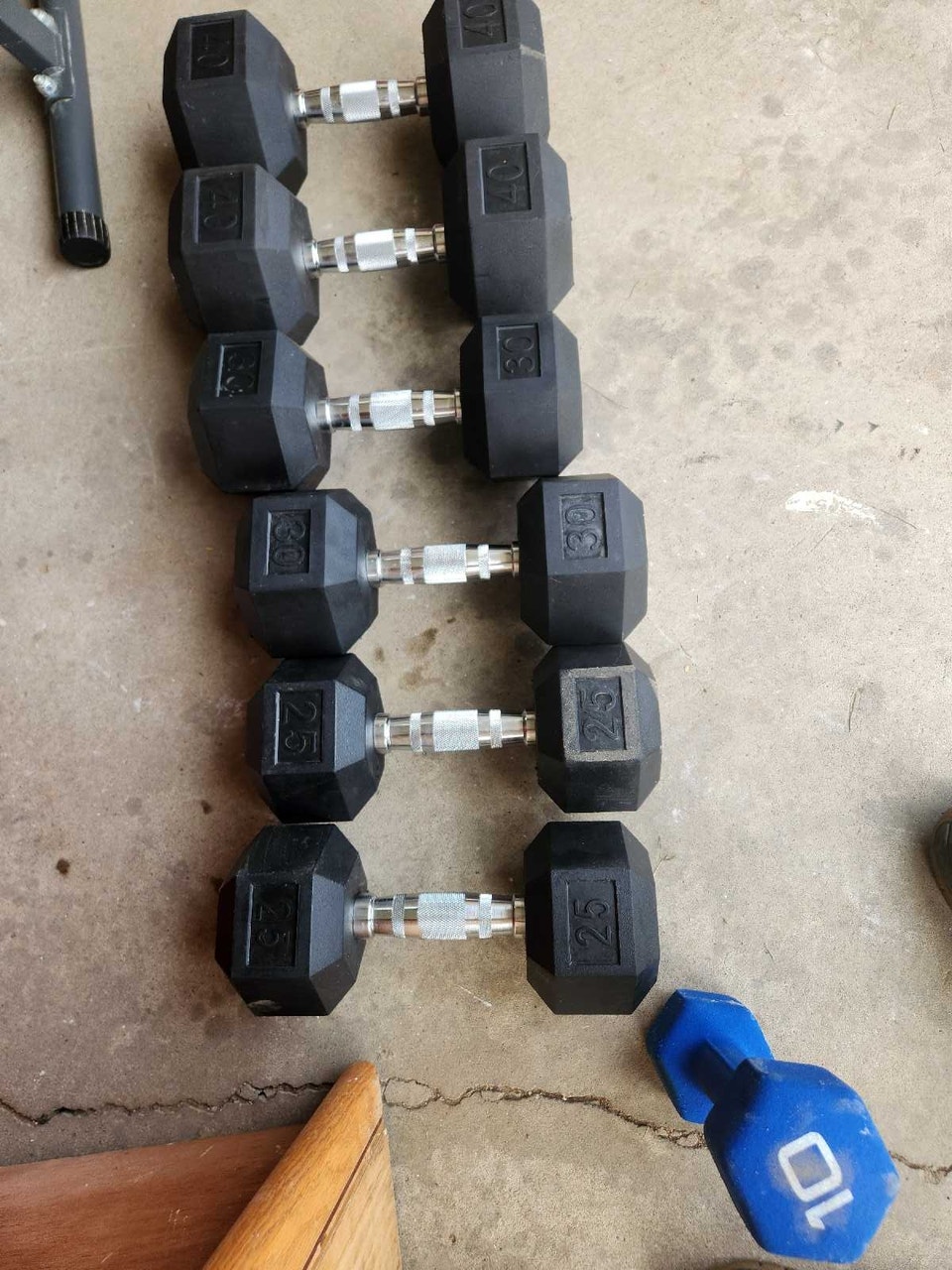 For Sale Workout Bench and Dumbbell Set | Exercise Equipment | Edmonton ...