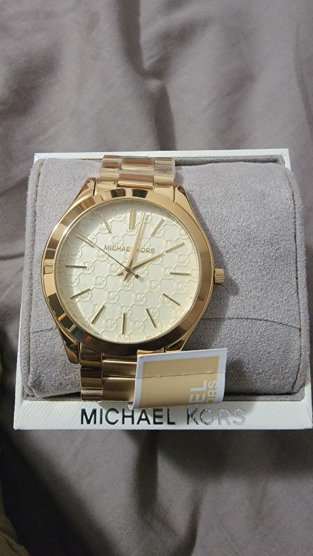 Micheal Kors gold watch new  in Jewellery & Watches in City of Toronto