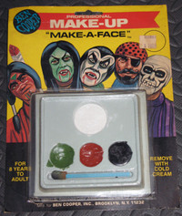 Vintage 1970s-80s Ben Cooper Halloween Make A Face