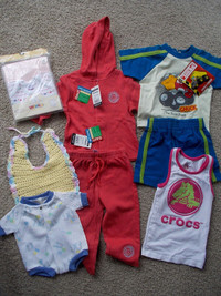 Lot of baby clothes (New with Tags)