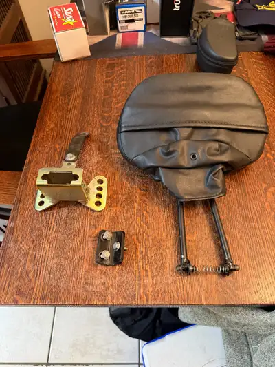 OEM Harley rider backrest This is a used motorcycle backrest, in good condition and is ready to be i...