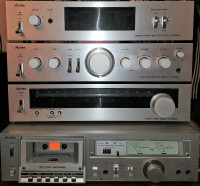 Vintage Aurex stereo system set
