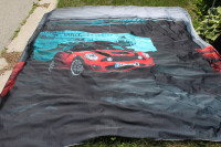Huge 100x100 inches Red Mini BMW Banner Wall Hang