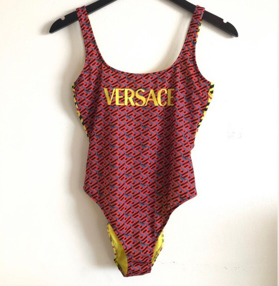Versace Greca Print One Piece Swimsuit Red Royal Size IT 1  in Women's - Other in City of Toronto - Image 2