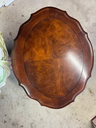 Polished, antique wooden table, View more