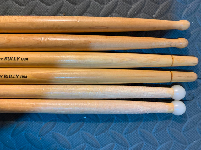 Vintage Lightly Used Assorted Drum Sticks in Drums & Percussion in Mississauga / Peel Region - Image 2