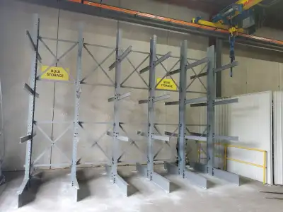 We have helped 100’s of customers with cantilever racking. Pictures posted are just some of the many...