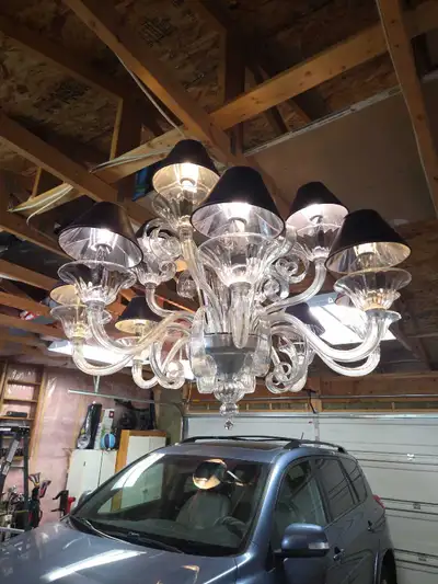 Italian glass Murano Chandelier, View more