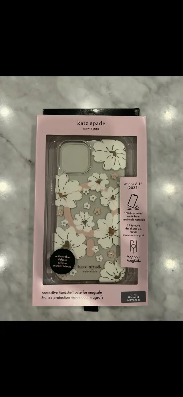 Kate Spade iPhone 13 & 14 original case in Cell Phone Accessories in Ottawa - Image 5