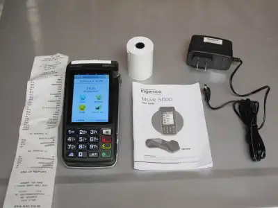 NEW Ingenico Move 5000 payment terminal, Tap touchscreen 4G WiFi