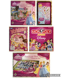 5 jeux Princesses Disney (les 5 pour $20)