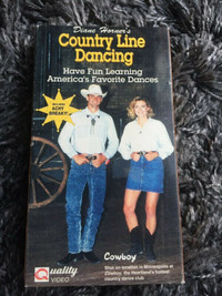 Country Line Dancing vhs tape-plays great