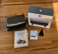 PC Gourmet Sandwich/Panini Press and Cook book 