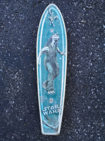 VINTAGE STAR WARS JAR JAR BINKS SKATEBOARD, View more