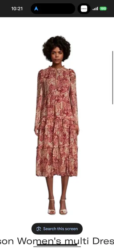 En Saison “kika” tiered midi Dress, large, View more