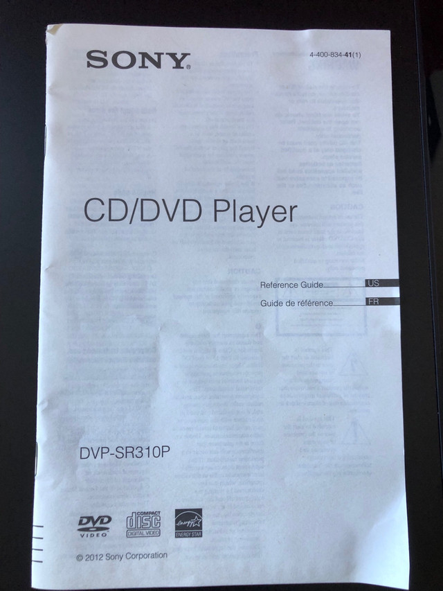 Sony CD/DVD player DVP-SR310P in CDs, DVDs & Blu-ray in City of Halifax - Image 3