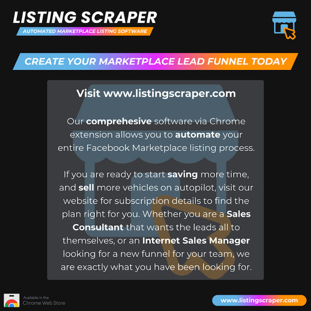 |   Facebook Marketplace Listing Tool   |   Listing Scraper   | in Sales & Retail Sales in Edmonton - Image 4