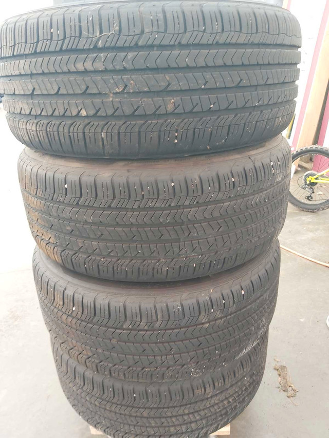 Practically New BMW & GOODYEAR EAGLES 245/50R18 in Tires & Rims in Moncton - Image 2