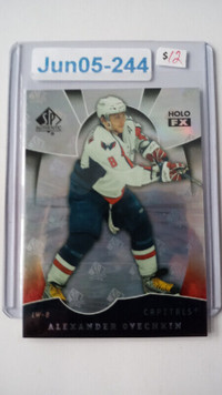 Alexander Ovechkin Capitals 2008-09 SP Authentic Holo FX Card