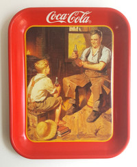 1987 & 1989 Coca-Cola Tin Trays